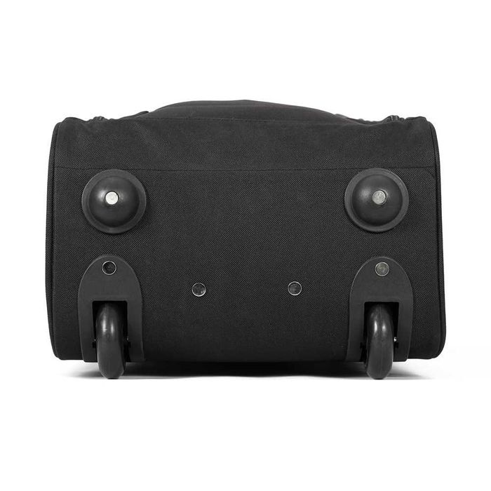 Troler cabina avion, 2 roti, 3 manere, negru, 48 x 32 x 23 cm