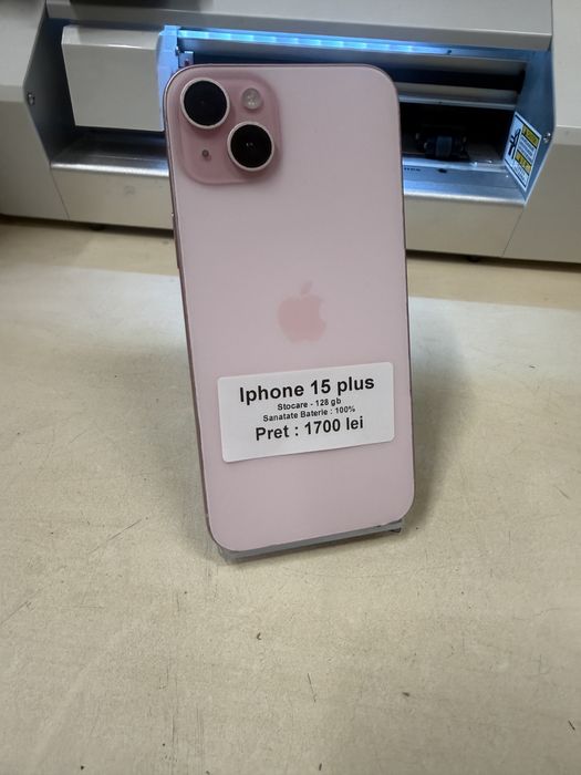 Iphone 15 plus / 128 gb / 100% baterie /