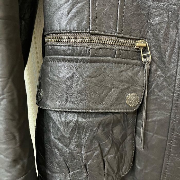 Кожаный плащ