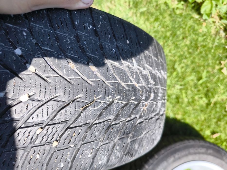 Jante 5X112 17 OEM Audi cu anvelope bune M+S VOLKSWAGEN AUDI SKODA SEAT MERCEDES