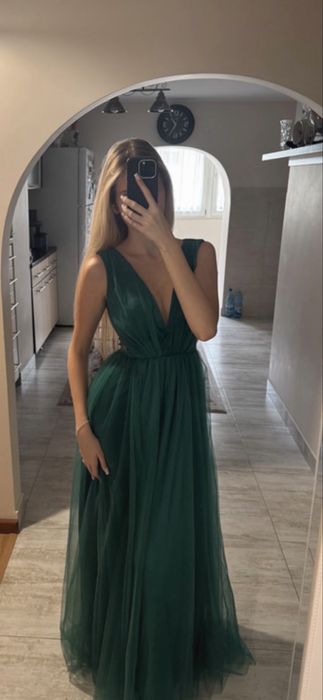 Rochie verde smarald