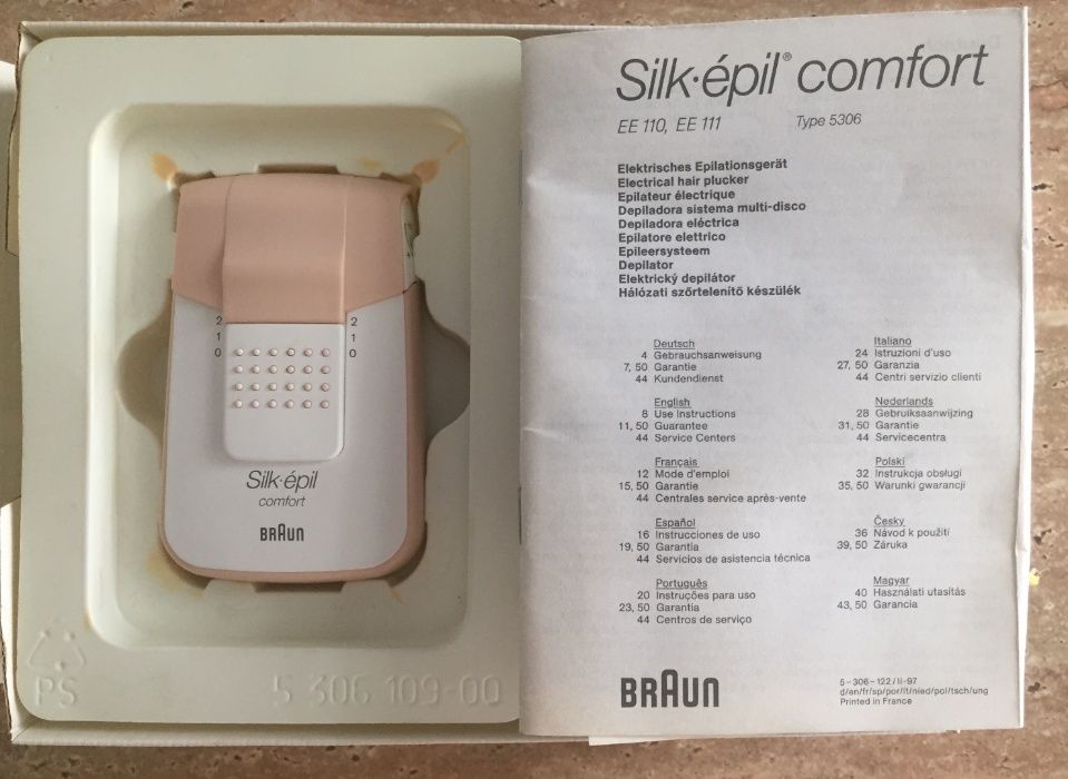 Vând epilator Braun silk epil comfort EE 111