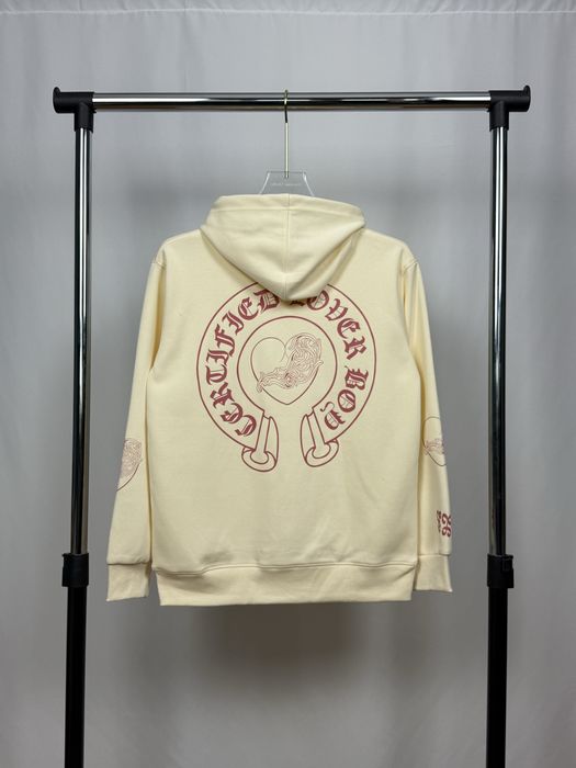 Chrome Hearts Beige Hoodie | Бежевое Худи Хром Хартс | Hanorac CH