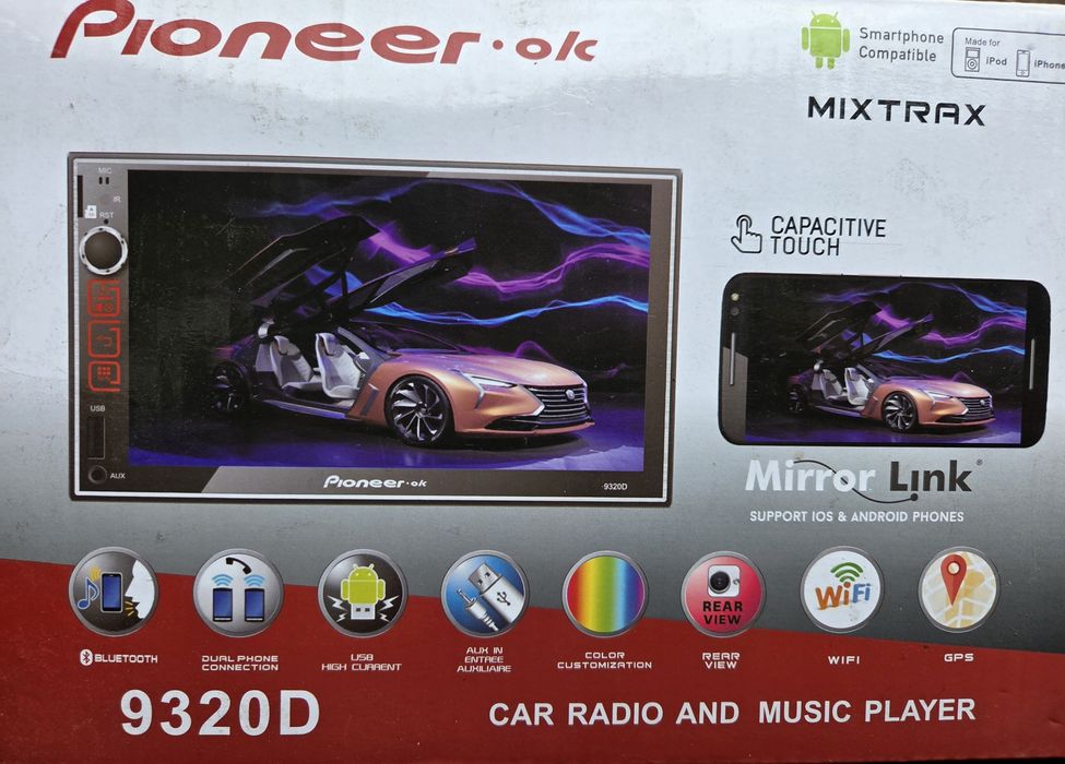 Продам автомагнитолу 2din