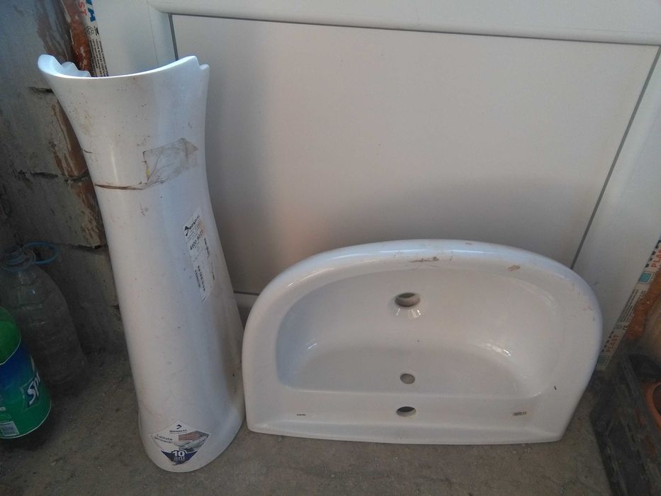 Chiuveta+picior,rezervor WC,75% pret magazin