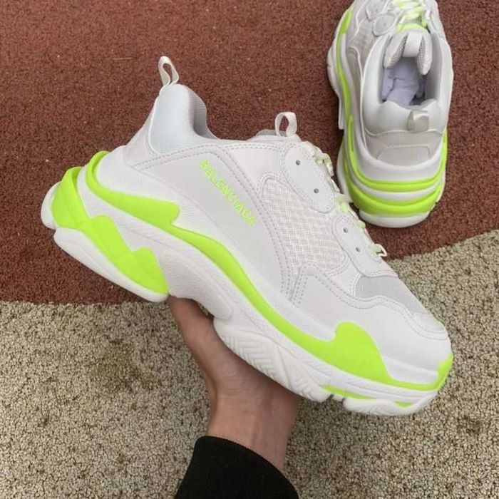 Balenciaga Triple S - Brown/Lime/Grey