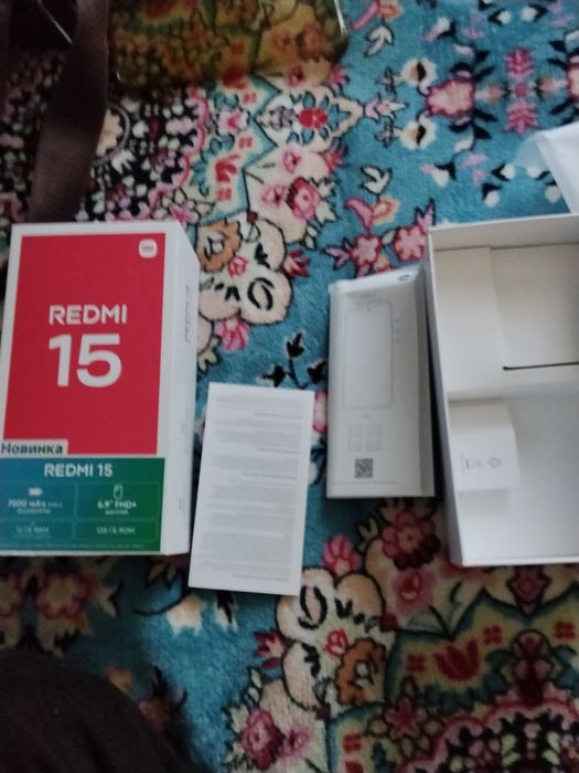 Редми 15 новый состояние отличное