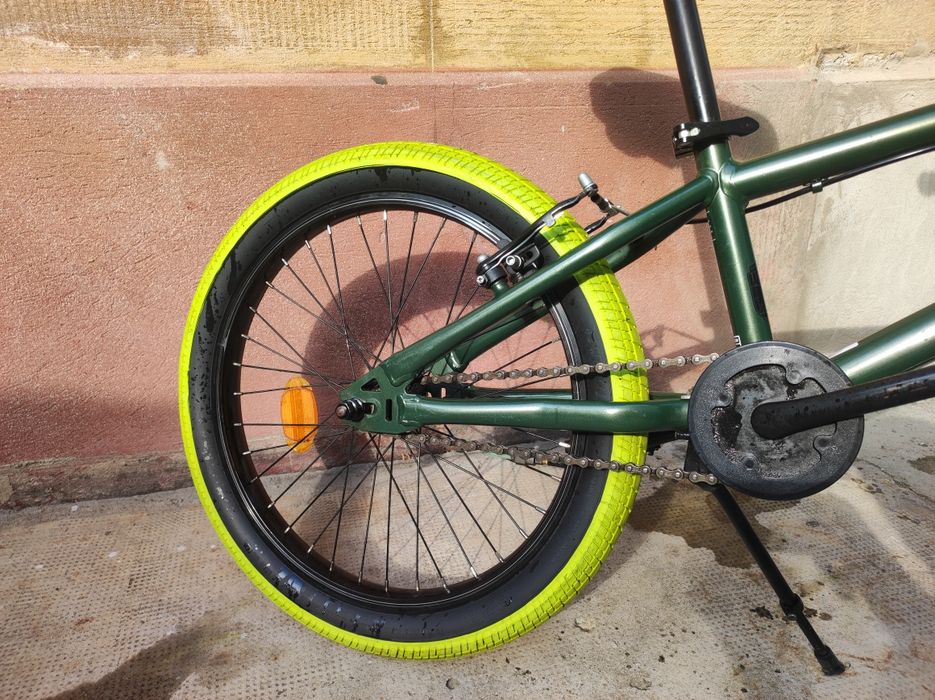 Bicicletă BMX Wipe 500 20" verde