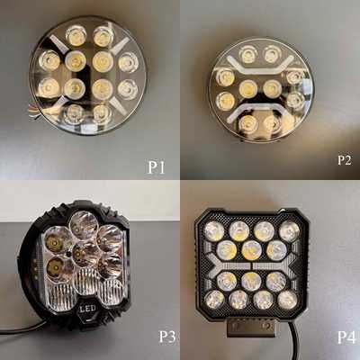 Proiectoare auto LED Flash pozitie alba si galbena TIR