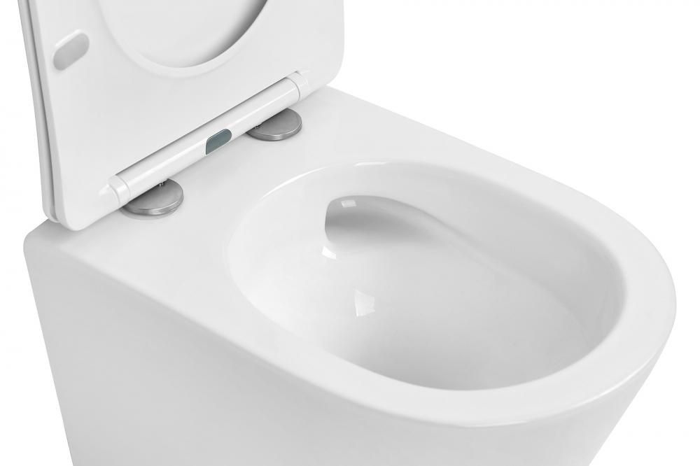 Унитаз монолитный литой