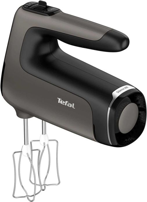 Нов Ръчен Миксер TEFAL Powermix Silence HT650E38, 2 години Гаранция, 5 СКОРOСТИ + ТУРБО, 600 W