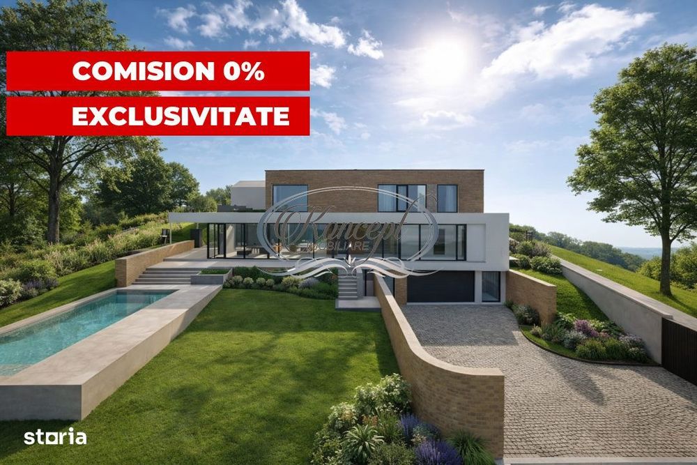 Exclusivitate 0% comision - Teren cu autorizatie pentru casa cu piscin