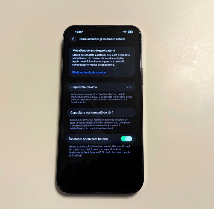 Apple iPhone 13 Pro Max 256GB Graphite, defect cameră, husă inclusă