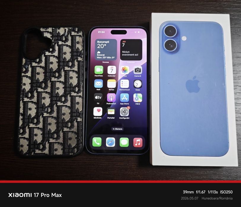 Apple iPhone 16 Plus -128 GB Ultramarine / Neverlock