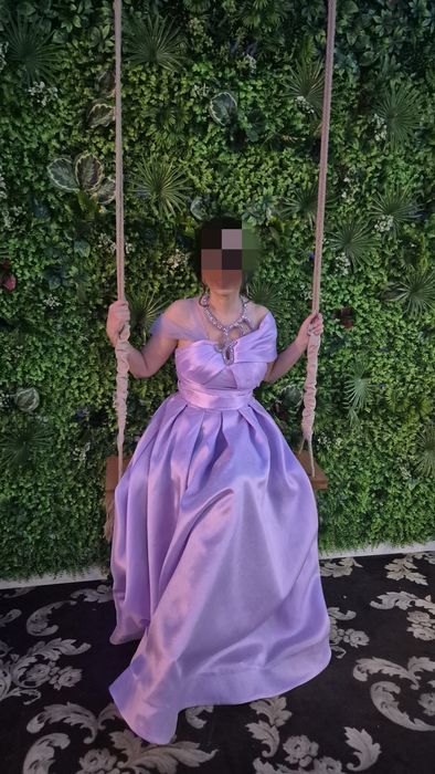Rochie lunga lila masura 40