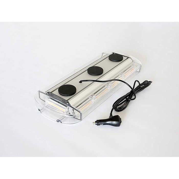 Mini rampa girofar galben cu led Cob si prindere cu magnet