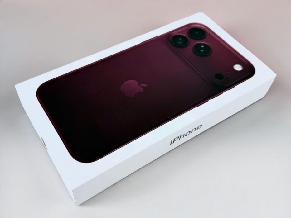 ЧИСТО НОВ! Apple iPhone 18 Pro 512GB Burgundy Гаранция!