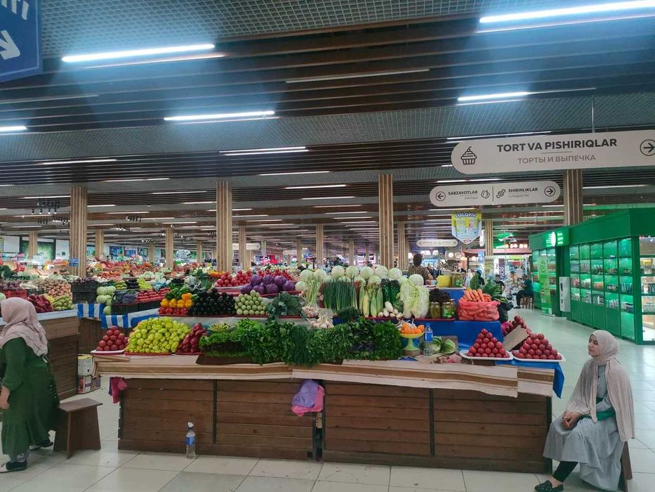 Yu  1 комнатная 39м2 квартира ЖК Chimgan Hills, экобазар Чимган