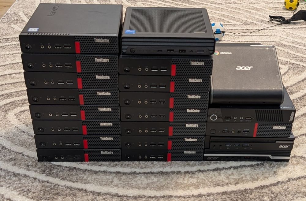 Mini PC Lenovo ThinkCentre M710q Tiny - i5 Gen 7, 8GB RAM, 256GB NVMe