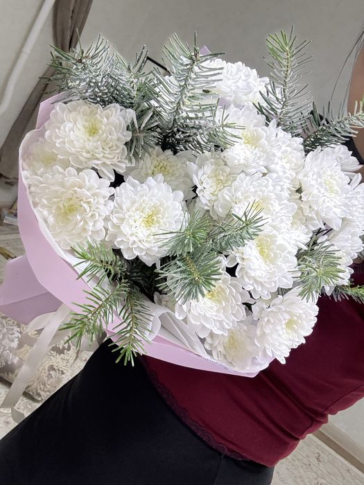 Хризантемы свежие