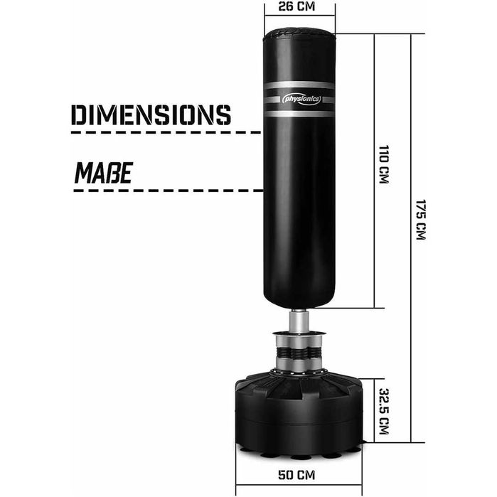 Manechin box vertical, 175 cm