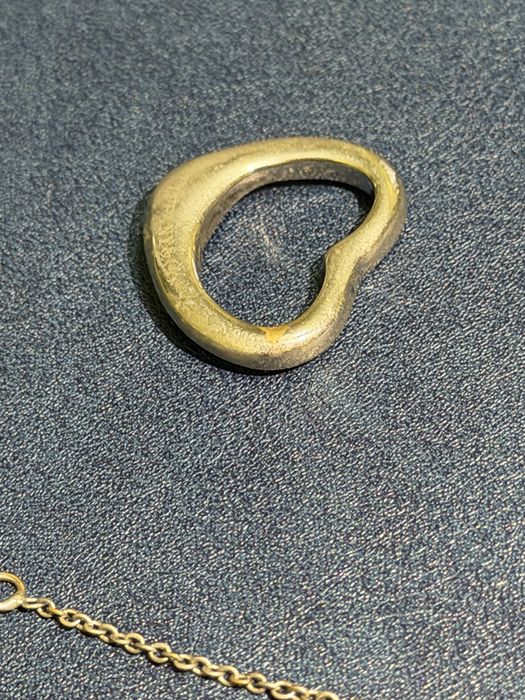 Tiffany & Co sterling silver elsa peretti /сребърно колие 925 сърце