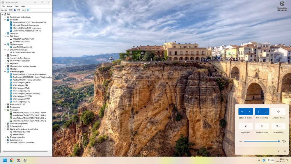 PC GAMING/WORK i3-7100/8GB DDR4/SSD 120GB+HDD1TB/WiFi+BT/W11 la 500lei