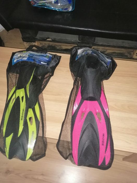 Маска за гмуркане и плавници