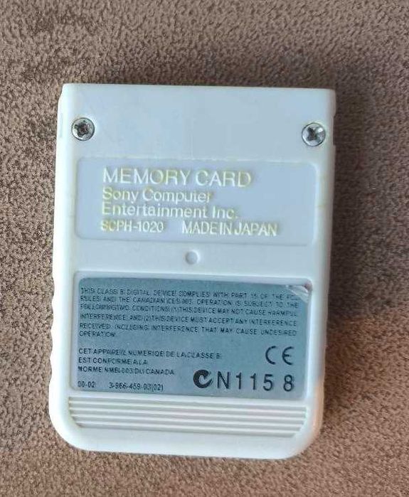 Memory card PS1 карта памяти мемори кард для Sony 2шт