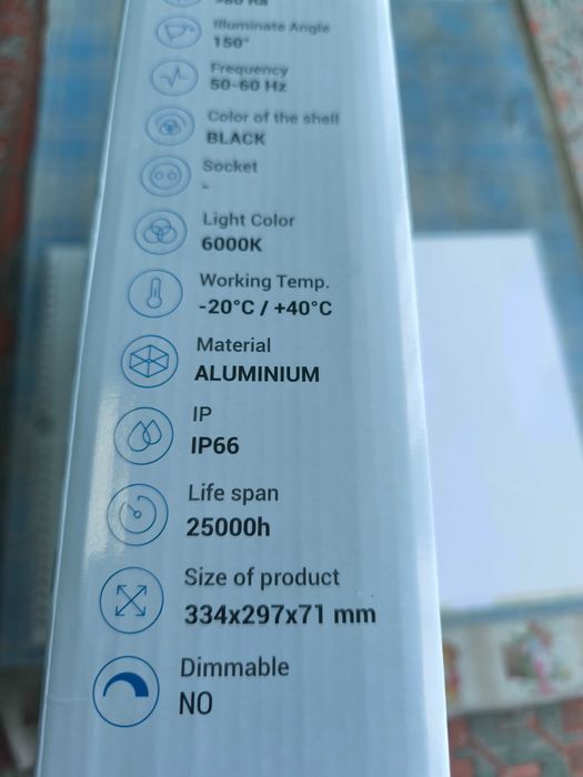 Proiector cu led smd de 100 W Optonica