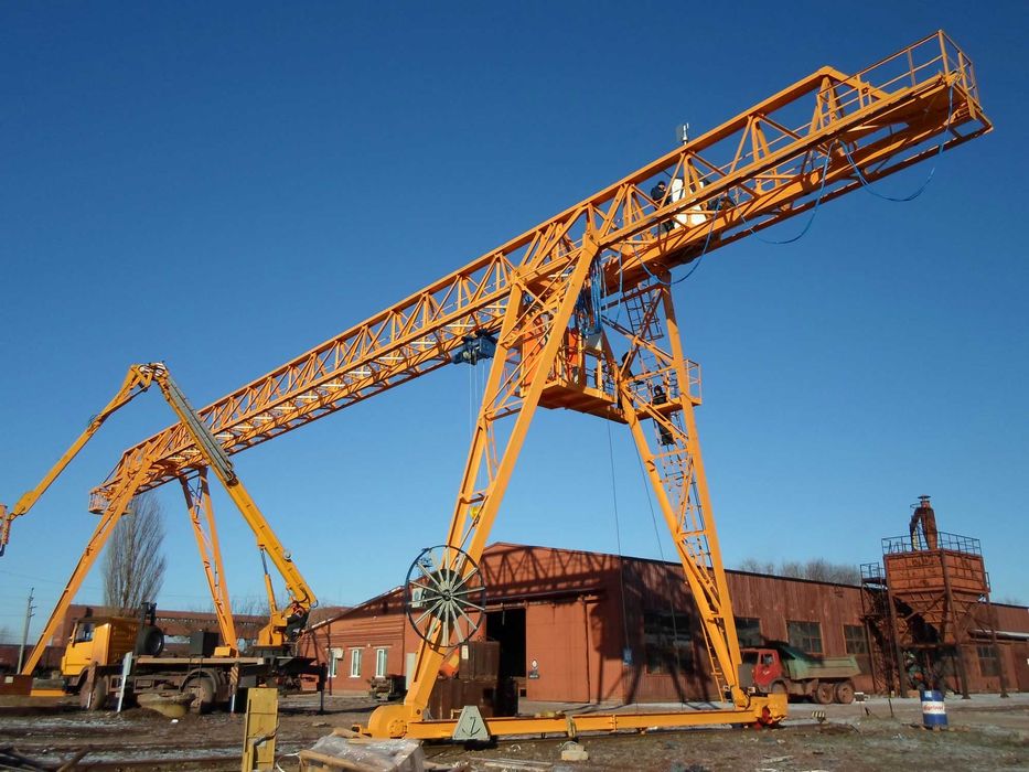 Козловой кран ремонт и установка
