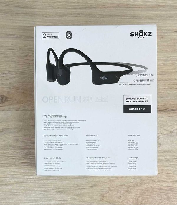 SHOKZ OpenRun Mini SE — как новые, полный комплект