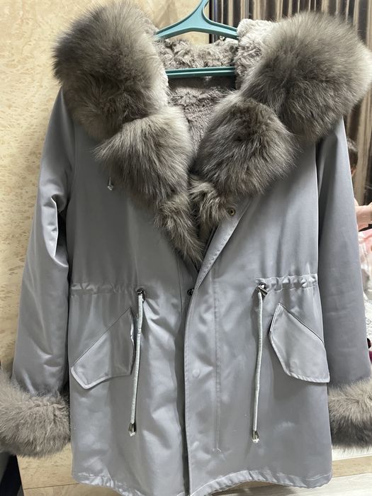 Парка с натуральным мехом (писец)