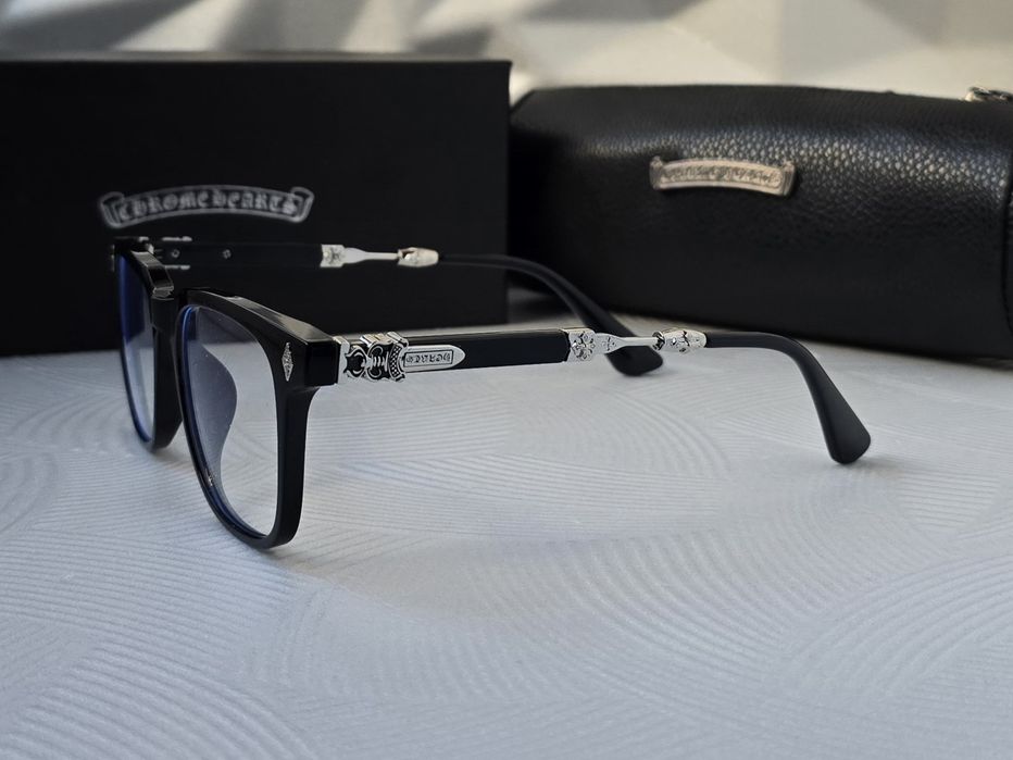 Очила за компютър Диоптрични рамки прозрачни слънчеви chrome hearts