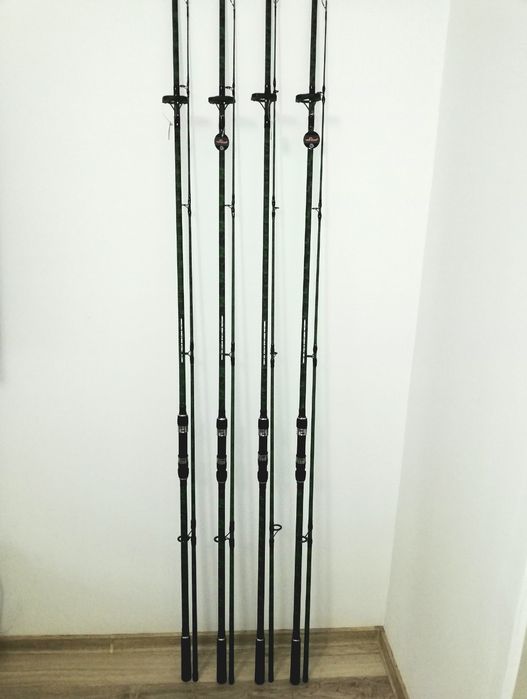 SET 4 Lansete Carp Master WIND BLADE Cat 1 3.60m 3.5LB, Carbon 100%