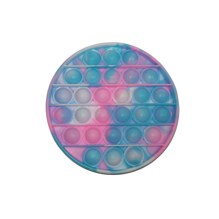 Jucarie antistres, Pop it, silicon, 13 cm, galben