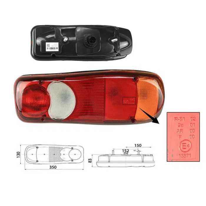 Stop lampa Renault, Daf, Volvo, Citroen, Peugeot