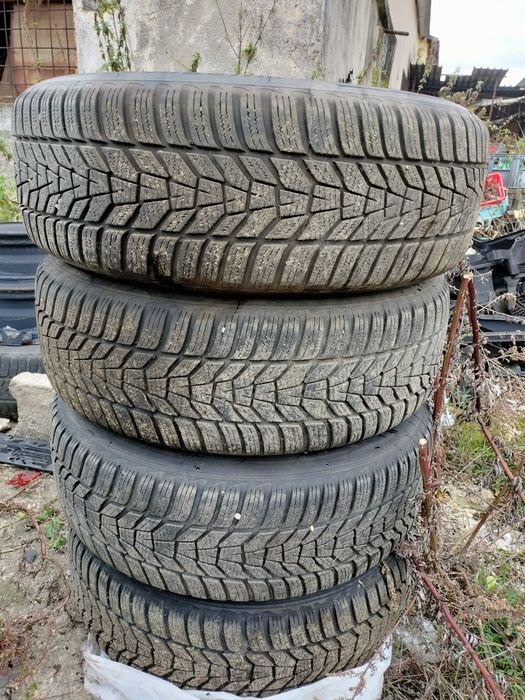 Jante 5×112 cu cauciucuri iarna 225/60R17 . VW Audi  Mercedes