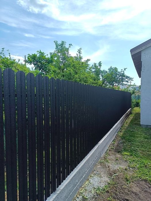 Garduri din panou stil jaluzea, șipcă metalica, tabla, BCA și plasa