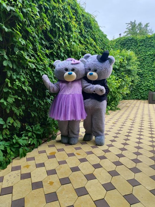 Мишка девочка и мальчик