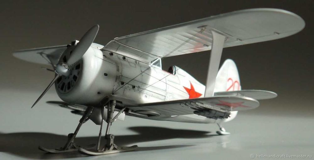 Сборная модель самолета И-153 «Чайка» (Моделист, 1:72)