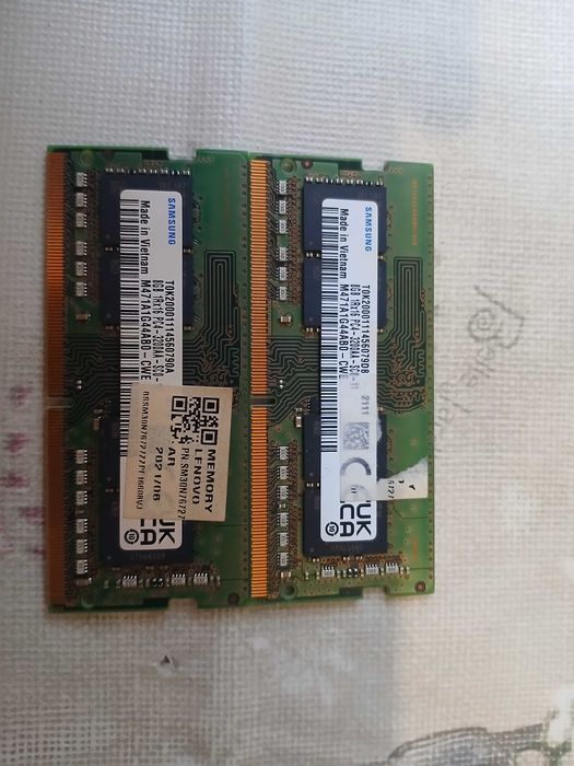 Kit RAM Laptop Samsung 16GB DDR4 (2 x 8GB) 3200MHz SO-DIMM
