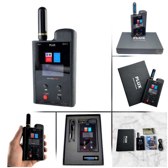 PLUX DR-4203 — профессионал сигнал детектор: Wi-Fi, GSM, GPS аниқлайди