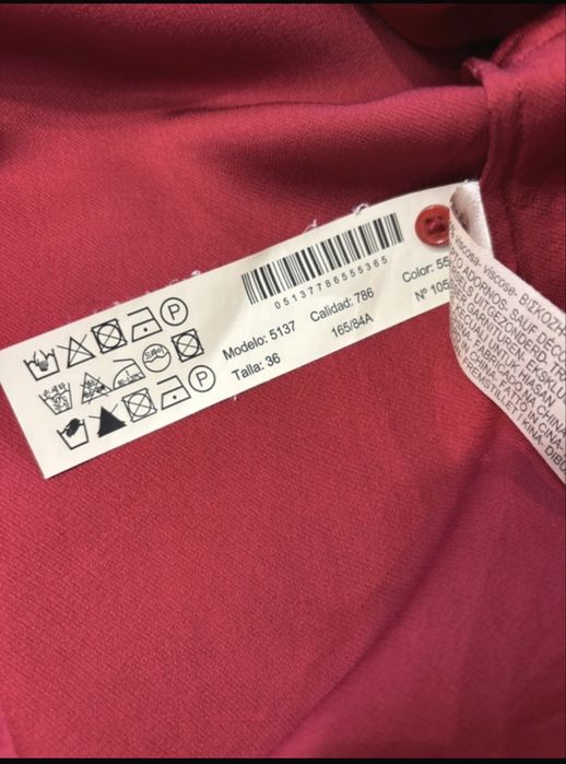 Копринена риза Massimo Dutti