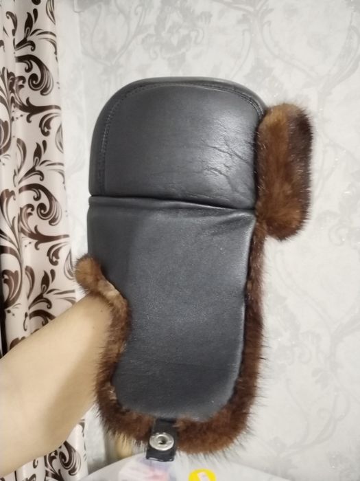 Норковая шапка ушанка