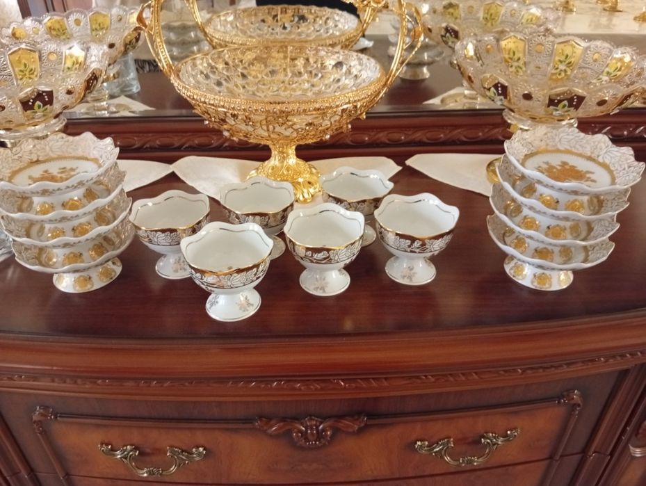 сервиз, бокаллар, чак чувга идиш, коса,