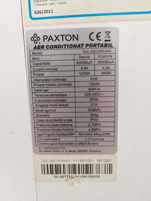 aer conditionat portabil