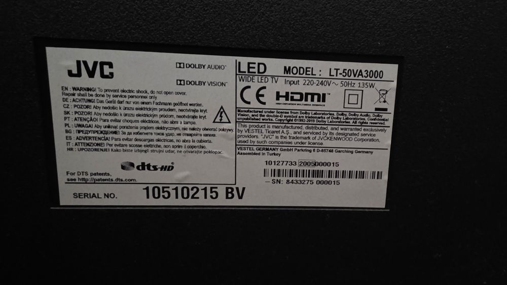 Телевезор JVC 50 инча