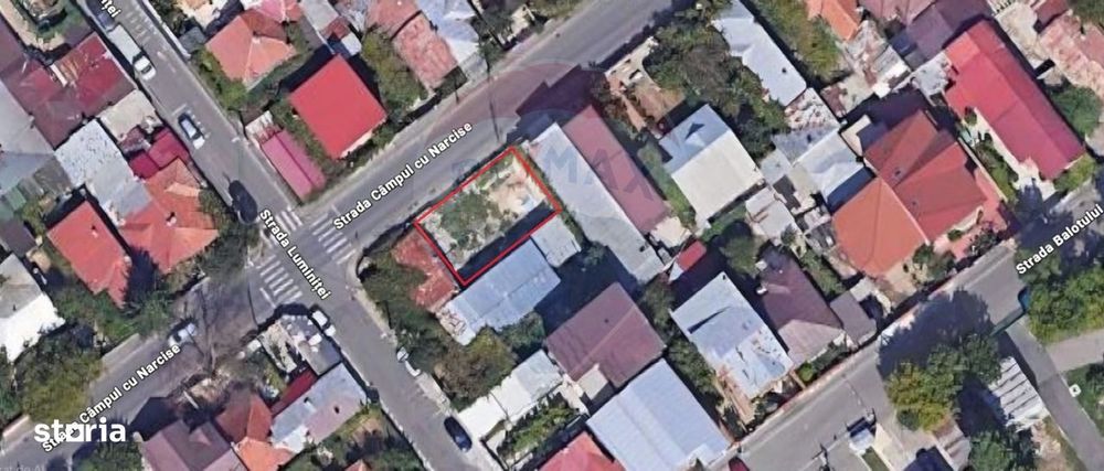 Teren 189mp FS 16 ml Strada Campul cu Narcise