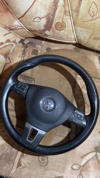 Volan complet cu comenzi padele si airbag golf 6 passat